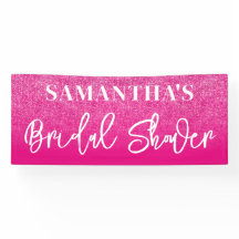 Brautparty für den Glitzer des Farbblocks in Hot P