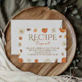 Brautparty für die Anfrage von Fallrezepten Begleitkarte