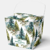 Brautparty für die Aquarellkiefer Geschenkschachtel (Vorderseite)