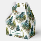 Brautparty für die Aquarellkiefer Geschenkschachtel (Vorderseite)