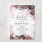 Brautparty für die Blume im Herbst Einladung (Vorderseite)