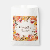 Brautparty für die Blume im Herbst Geschenktütchen (Vorderseite)