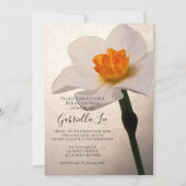 Brautparty für die Blume von White Spring Einladung (Vorderseite)