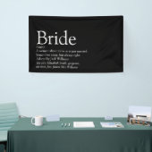 Brautparty für die Brückendefinition Schwarz/Weiß Banner (Messeveranstaltung)