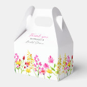 Brautparty für die florale benutzerdefinierte Wild Geschenkschachtel (Rückseite)