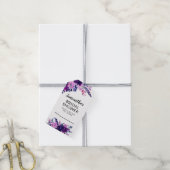 Brautparty für die Lila Darstellung der verzaubert Geschenkanhänger (Mit Garn)