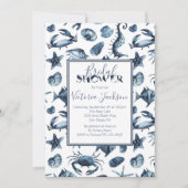 Brautparty für die Marine Einladung (Vorderseite)