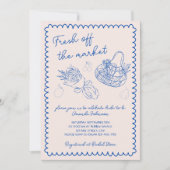 Brautparty für die Marktreife Einladung (Vorderseite)