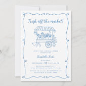Brautparty für die Marktreife Einladung (Vorderseite)