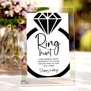 Brautparty für die Minimalistische Ringjagd
