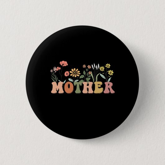 Brautparty für die Mutter des Bräutigams Button (Vorderseite)