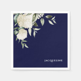 Brautparty für die personzifizierte Marine Serviette