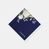 Brautparty für die personzifizierte Marine Serviette (Ecke)