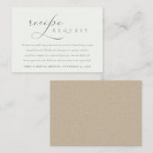 Brautparty für die Schwarz-weiße Skriptanforderung Begleitkarte (Vorne/Hinten)