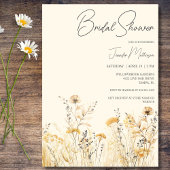 Brautparty für die SommerWildblumen Einladung