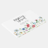 Brautparty für die Weißästhetik Gästebuch (Ecke)