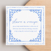 Brautparty für eine Blue Share-Anfrage Begleitkarte
