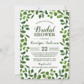 Brautparty für einfache Frühjahrsfolien Einladung (Vorderseite)