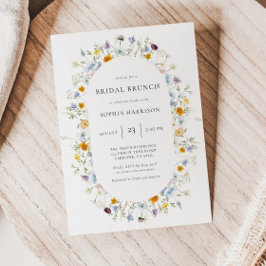 Brautparty für empfindliche Wildblumen Einladung