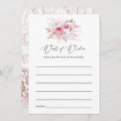 Brautparty für Flora und Fauna Hinweiskarte (Vorne/Hinten)