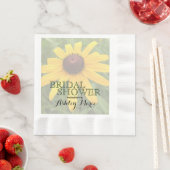 Brautparty für Floral Solo Rudbeckia Fotograf Cust Serviette (Beispiel)