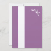 Brautparty für frische Blume Einladung (Rückseite)