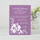Brautparty für frische Blume Einladung (Stehend Vorderseite)