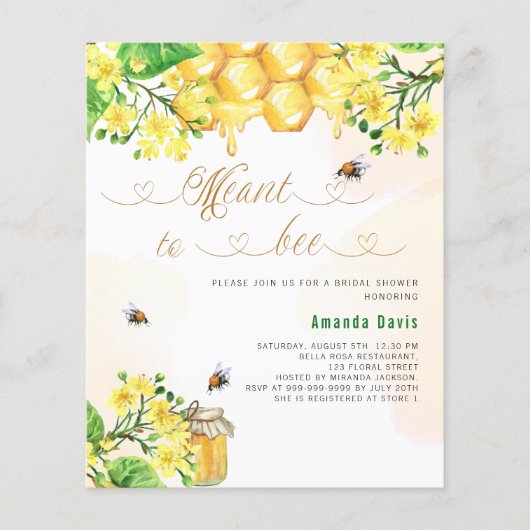 Brautparty für gelbe Blüten (Vorderseite)