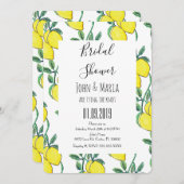 Brautparty für grünes Mittagessen Einladung (Vorne/Hinten)