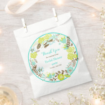 Brautparty für grünes und braunes Blumenkraut