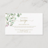 Brautparty für Grünpflanzen Anforderung Verpackung Begleitkarte (Vorderseite)