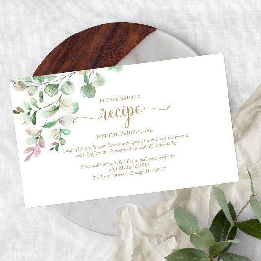 Brautparty für Grünpflanzen Anforderung Verpackung Begleitkarte