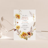 Brautparty für Herbst-Blätter Einladung