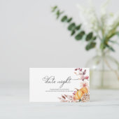 Brautparty für Herbst-Herbst Begleitkarte (Stehend Vorderseite)