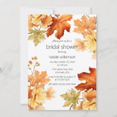 Brautparty für Herbstausgänge Einladung (Vorderseite)
