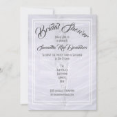 Brautparty für Hochzeitskleidung Einladung (Vorderseite)