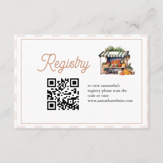 Brautparty für Kabeljau neu Begleitkarte (Vorderseite)