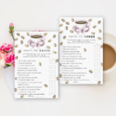 Brautparty für Kaffee und Bogen