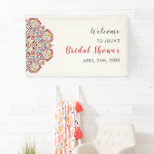 Brautparty für klassisches geometrisches Mandala M Banner (Insitu)