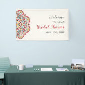 Brautparty für klassisches geometrisches Mandala M Banner (Messeveranstaltung)