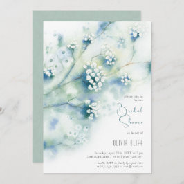 Brautparty für kleine weiße Blume Einladung