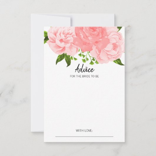 Brautparty für Korallenflora Einladung (Vorderseite)