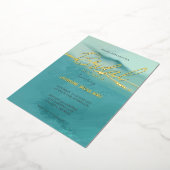 Brautparty für künstlerische Abstrakte Landschaft  Folieneinladung (Gedreht)