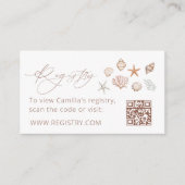 Brautparty für KüstenSummer Begleitkarte (Vorderseite)