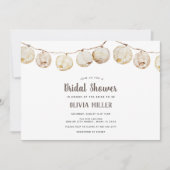 Brautparty für lässige Papierfenster Einladung (Vorderseite)