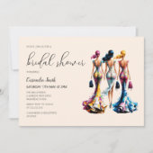 Brautparty für leichte Dressing Einladung (Vorderseite)