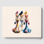 Brautparty für leichte Dressing Gästebuch (Rückseite)