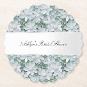 Brautparty für Lotus-Blume Untersetzer (Vorderseite)