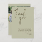 Brautparty für Minimalistisches Gehäuse Dankeskarte (Vorne/Hinten)