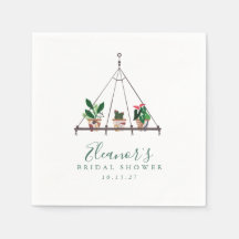 Brautparty für moderne Boho-Pflanze